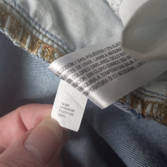 Art Class Girls Hi-Rise Baggy Distressed Jeans, Size 16 - Picture 9 of 12